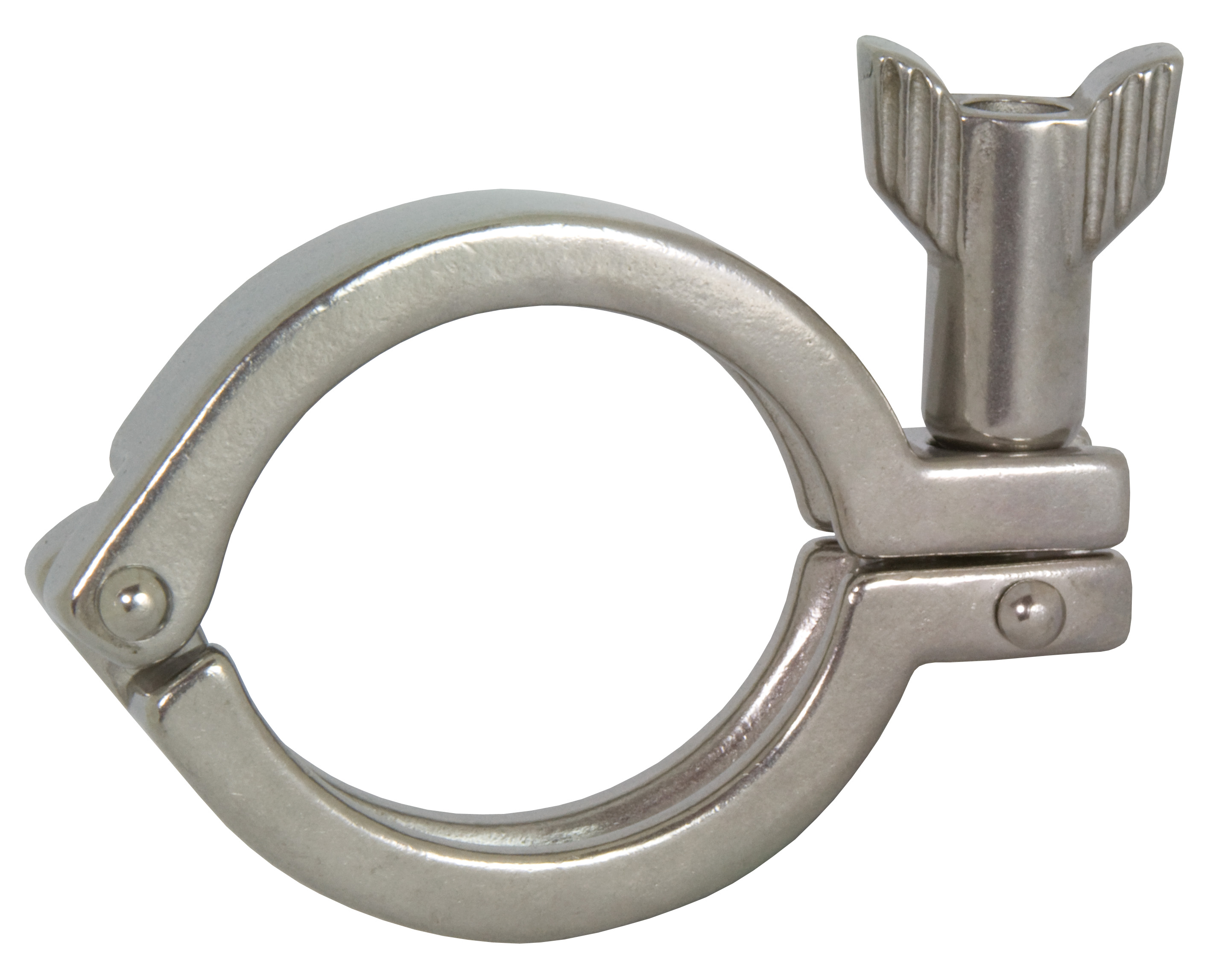 SINGLE PIN HEAVY DUTY CLAMP WITH SERRATED WING NUT